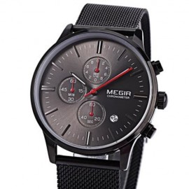 MEGIR M2011 MALE MULTIFUNCTIONAL QUARTZ WATCH CALENDAR CHRONOGRAPH WATER RESISTANCE LUMINO