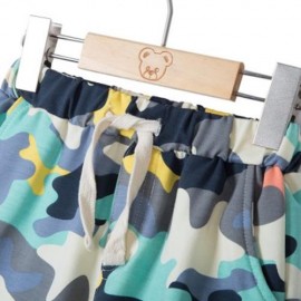 DISTINCTIVE FASHION CHILDREN CAMOUFLAGE PRINTED SHORTS WITH EXQUISITE POCKET (CAMOUFLAGE)