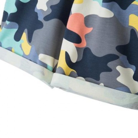 DISTINCTIVE FASHION CHILDREN CAMOUFLAGE PRINTED SHORTS WITH EXQUISITE POCKET (CAMOUFLAGE)