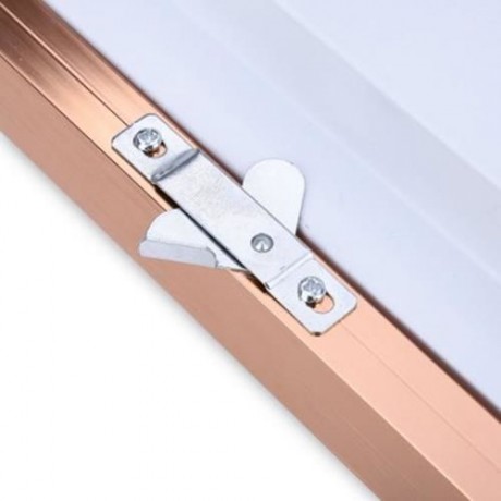 SQUARE 18W ACRYLIC LED CEILING LAMP LIVING ROOM LIGHT (GOLDEN)