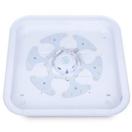 SQUARE 18W ACRYLIC LED CEILING LAMP LIVING ROOM LIGHT (GOLDEN)