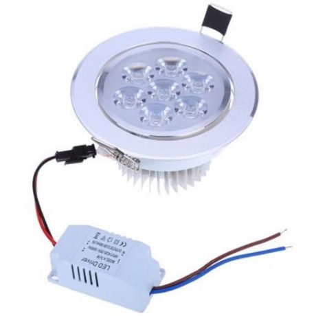 18W ROUND LED COB DOWNLIGHT SURFACE MOUNTED CEILING LIGHT (SILVER)