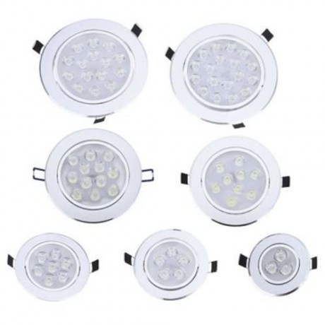 18W ROUND LED COB DOWNLIGHT SURFACE MOUNTED CEILING LIGHT (SILVER)