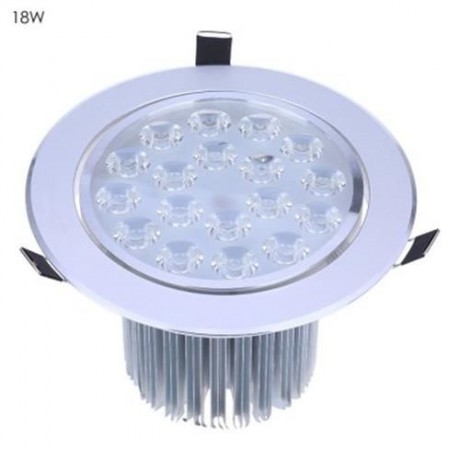 18W ROUND LED COB DOWNLIGHT SURFACE MOUNTED CEILING LIGHT (SILVER)