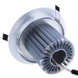 18W ROUND LED COB DOWNLIGHT SURFACE MOUNTED CEILING LIGHT (SILVER)