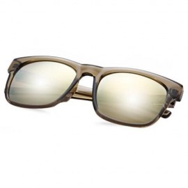 OVERSIZE UNISEX COLOR COATED SQUARE FRAME APE MAN DESIGN SUNGLASSES (YELLOW FRAME   YELLOW