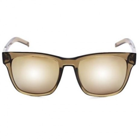 OVERSIZE UNISEX COLOR COATED SQUARE FRAME APE MAN DESIGN SUNGLASSES (YELLOW FRAME   YELLOW