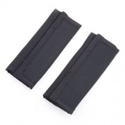 2PCS SYNTHETIC RUBBER ANTI CRACKING BABY STROLLER GRIP COVERS (BLACK)
