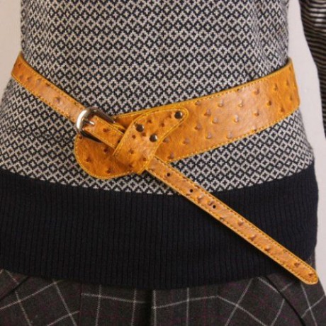 CHARACTERISTIC PIN BUCKLE RIVET PU WAISTBAND FOR WOMEN