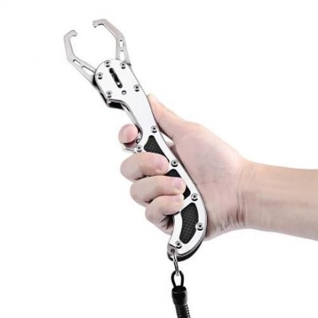 BL - 022 FISHING GRIP NIPPER SNIP LURE PINCERS CUTTER (SILVER)