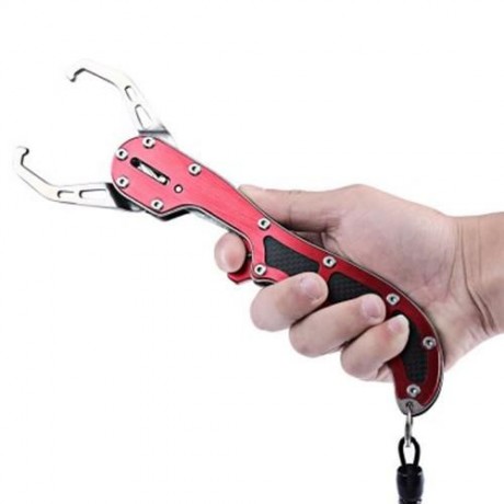 BL - 022 FISHING GRIP NIPPER SNIP LURE PINCERS CUTTER (RED)