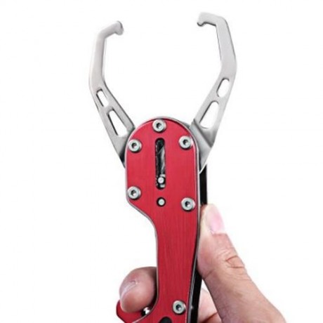 BL - 022 FISHING GRIP NIPPER SNIP LURE PINCERS CUTTER (RED)