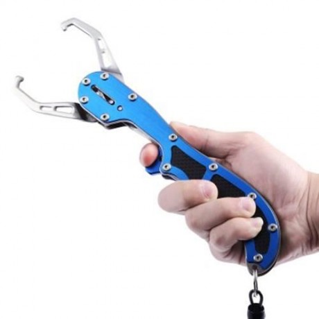 BL - 022 FISHING GRIP NIPPER SNIP LURE PINCERS CUTTER (BLUE)