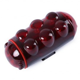 SUNDING 10 LEDS 8 MODES WATER RESISTANT SUPER BRIGHT BICYCLE SAFETY LIGHT TAILLIGHT (RED)