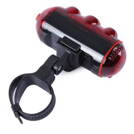 SUNDING 10 LEDS 8 MODES WATER RESISTANT SUPER BRIGHT BICYCLE SAFETY LIGHT TAILLIGHT (RED)