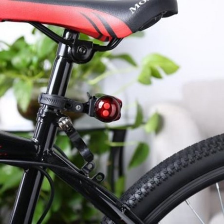 SUNDING 10 LEDS 8 MODES WATER RESISTANT SUPER BRIGHT BICYCLE SAFETY LIGHT TAILLIGHT (RED)