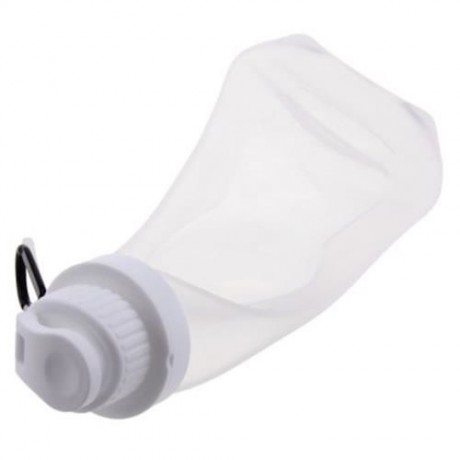 MY FRIDAY 500ML FOLDABLE LEAKPROOF SILICONE WATER BOTTLE FOR OUTDOOR SPORTS CAMPING HIKING
