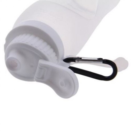 MY FRIDAY 500ML FOLDABLE LEAKPROOF SILICONE WATER BOTTLE FOR OUTDOOR SPORTS CAMPING HIKING