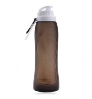 MY FRIDAY 500ML FOLDABLE LEAKPROOF SILICONE WATER BOTTLE FOR OUTDOOR SPORTS CAMPING HIKING
