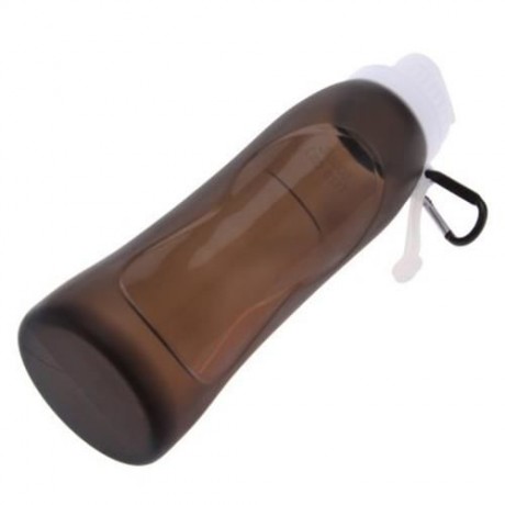 MY FRIDAY 500ML FOLDABLE LEAKPROOF SILICONE WATER BOTTLE FOR OUTDOOR SPORTS CAMPING HIKING