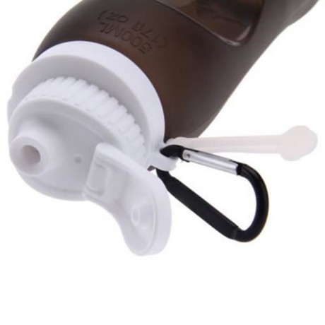 MY FRIDAY 500ML FOLDABLE LEAKPROOF SILICONE WATER BOTTLE FOR OUTDOOR SPORTS CAMPING HIKING
