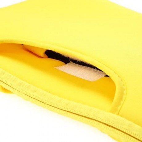 11 INCH LAPTOP BAG TABLET ZIPPER POUCH SLEEVE FOR MACBOOK AIR (YELLOW)