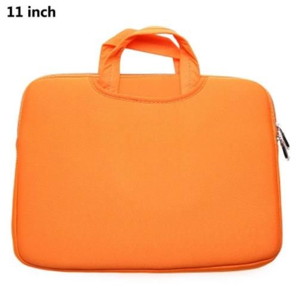 11 INCH LAPTOP BAG TABLET ZIPPER POUCH SLEEVE FOR MACBOOK AIR (ORANGE)