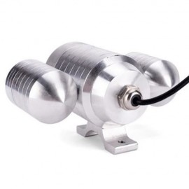 D1109S 12 - 60V 30W 1200LM 3-IN-1 BRIGHT HEADLIGHT RED / BLUE FLASHING LIGHT FOR MOTORBIKE
