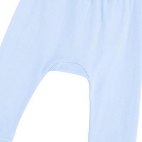 CUTE HEART SHAPE APPLIQUE CHILDREN HAREN PANTS (BLUE)