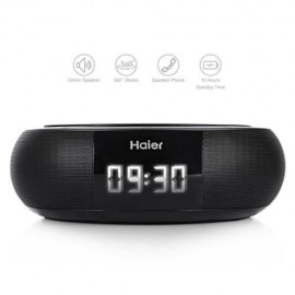HAIER BLUETOOTH 4.0 SPEAKER QI WIRELESS CHARGING PAD (BLACK)