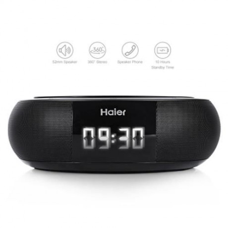 HAIER BLUETOOTH 4.0 SPEAKER QI WIRELESS CHARGING PAD (BLACK)