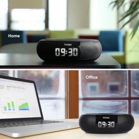 HAIER BLUETOOTH 4.0 SPEAKER QI WIRELESS CHARGING PAD (BLACK)