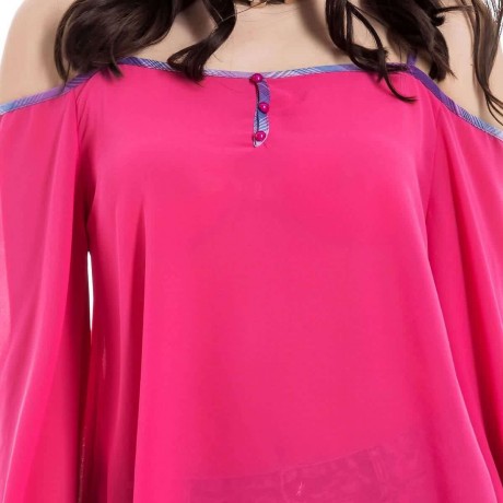 STYLISH SPAGHETTI STRAP LONG SLEEVE BACKLESS WOMEN'S BLOUSE