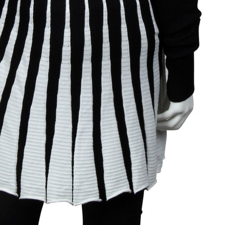 STYLISH LONG SLEEVE COLOR BLOCK CARDIGAN FOR WOMEN