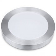 ROUND SINGLE SIDE 18W LED CEILING LIGHT LIVING ROOM LAMP (SILVER WHITE)