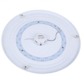 ROUND SINGLE SIDE 18W LED CEILING LIGHT LIVING ROOM LAMP (SILVER WHITE)