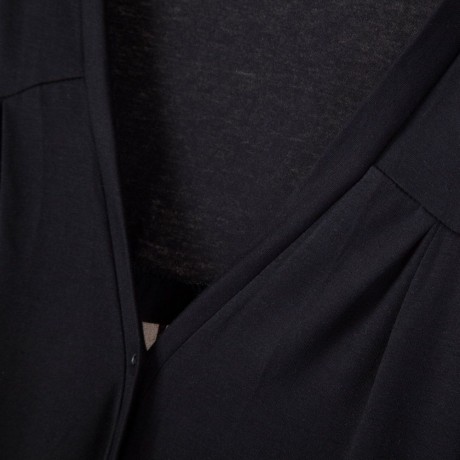STYLISH CHIFFON SPLICING LONG EDITION LONG SLEEVE WOMEN'S CARDIGAN