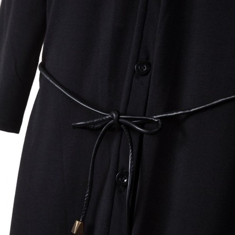 STYLISH CHIFFON SPLICING LONG EDITION LONG SLEEVE WOMEN'S CARDIGAN