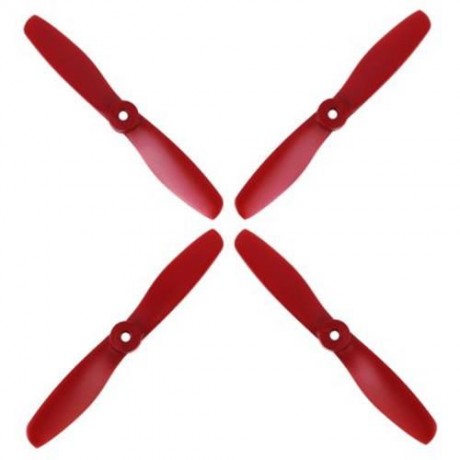 2 PAIR 5045 CCW CW PROPELLER PROP BLADE ACCESSORY FOR MINI MULTIROTOR (RED)