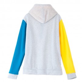 CASUAL POCKETS DESIGN LONG SLEEVE HOODED WOMEN'S SWEATSHIRT