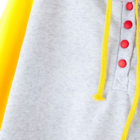 CASUAL POCKETS DESIGN LONG SLEEVE HOODED WOMEN'S SWEATSHIRT