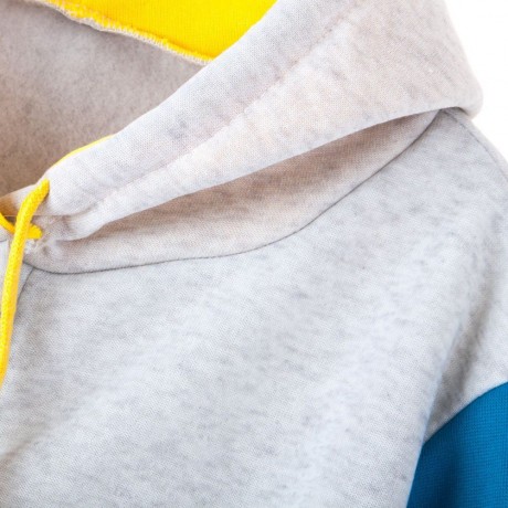 CASUAL POCKETS DESIGN LONG SLEEVE HOODED WOMEN'S SWEATSHIRT