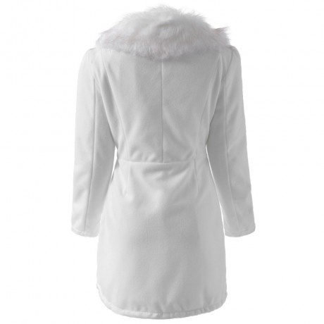 SLIM FIT LONG SLEEVE DOUBLE-BREASTED WOMEN'S COAT