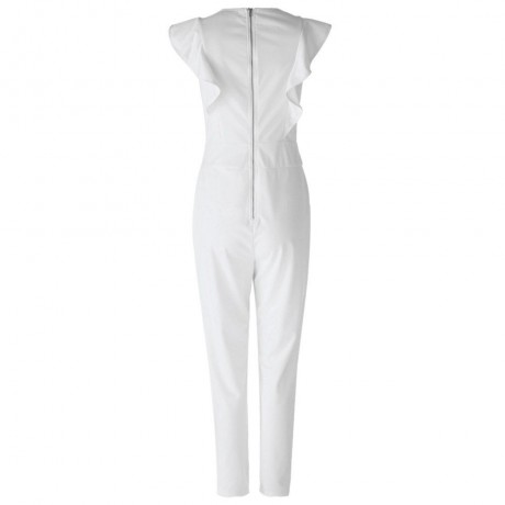 WOMEN'S FLOUNCE JUMPSUIT (BLACK, SIZE S/M/L)