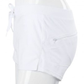 MALE SWIMWEAR BOYSHORTS TRUNKS BRIEFS UNDERPANTS BOXER BEACH PANTS (WHITE)