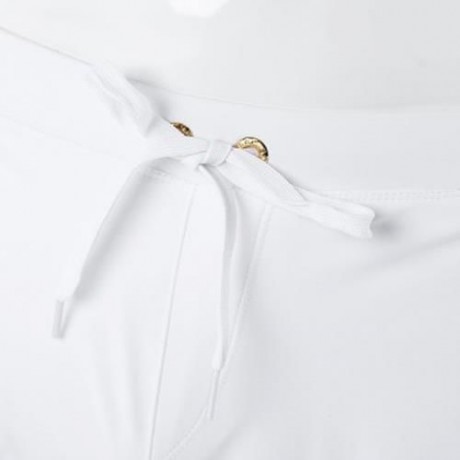 MALE SWIMWEAR BOYSHORTS TRUNKS BRIEFS UNDERPANTS BOXER BEACH PANTS (WHITE)