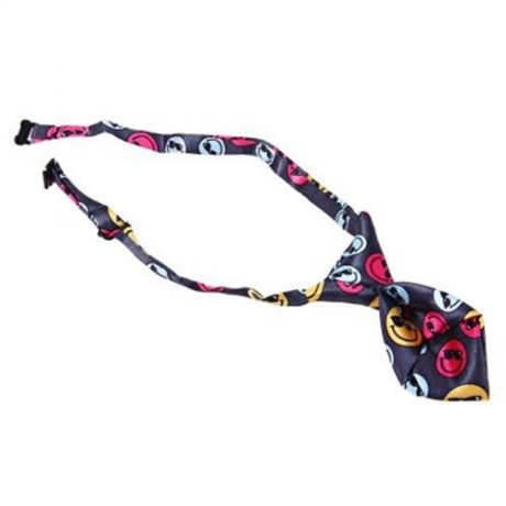 PRINTED PET TIE DOG CAT NECKTIE DOGGIE TEDDY CHIHUAHUA PAPILLON ORNAMENT (COLORMIX)
