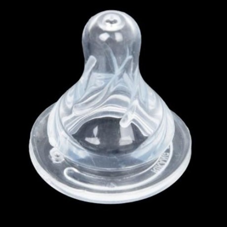 RIKANG TRANSPARENT BREAST REAL SENSE SILICONE NIPPLE FOR NEWBORN BABIES (TRANSPARENT)