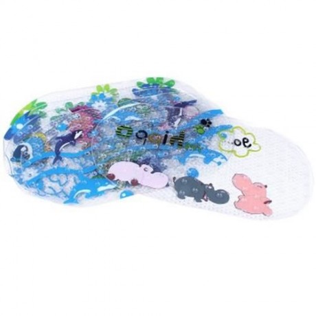 CARTOON ANTI-SLIP PVC BATH MAT BATHROOM SAFETY SUCTION CUPS CARPET SHOWER FLOOR CUSHION RU