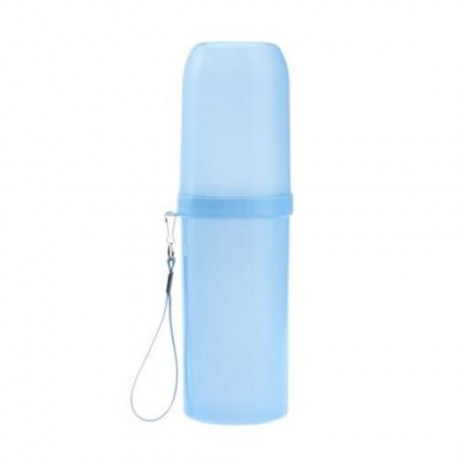 PORTABLE UTILITY TOOTHBRUSH CUP TOOTH MUG TOOTHPASTE HOLDER BATH TRAVEL ACCESSORIES BOX (A